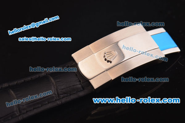 Rolex Daytona Swiss Valjoux 7750-SHG Automatic Diamond Bezel with Black Dial and Diamond Markers - Click Image to Close